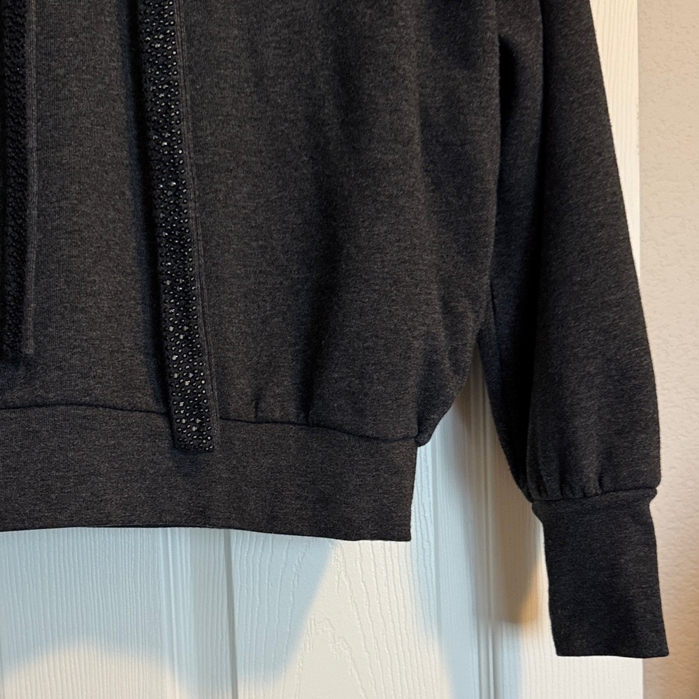 Express Black Hoodie Sweatshirt View 3